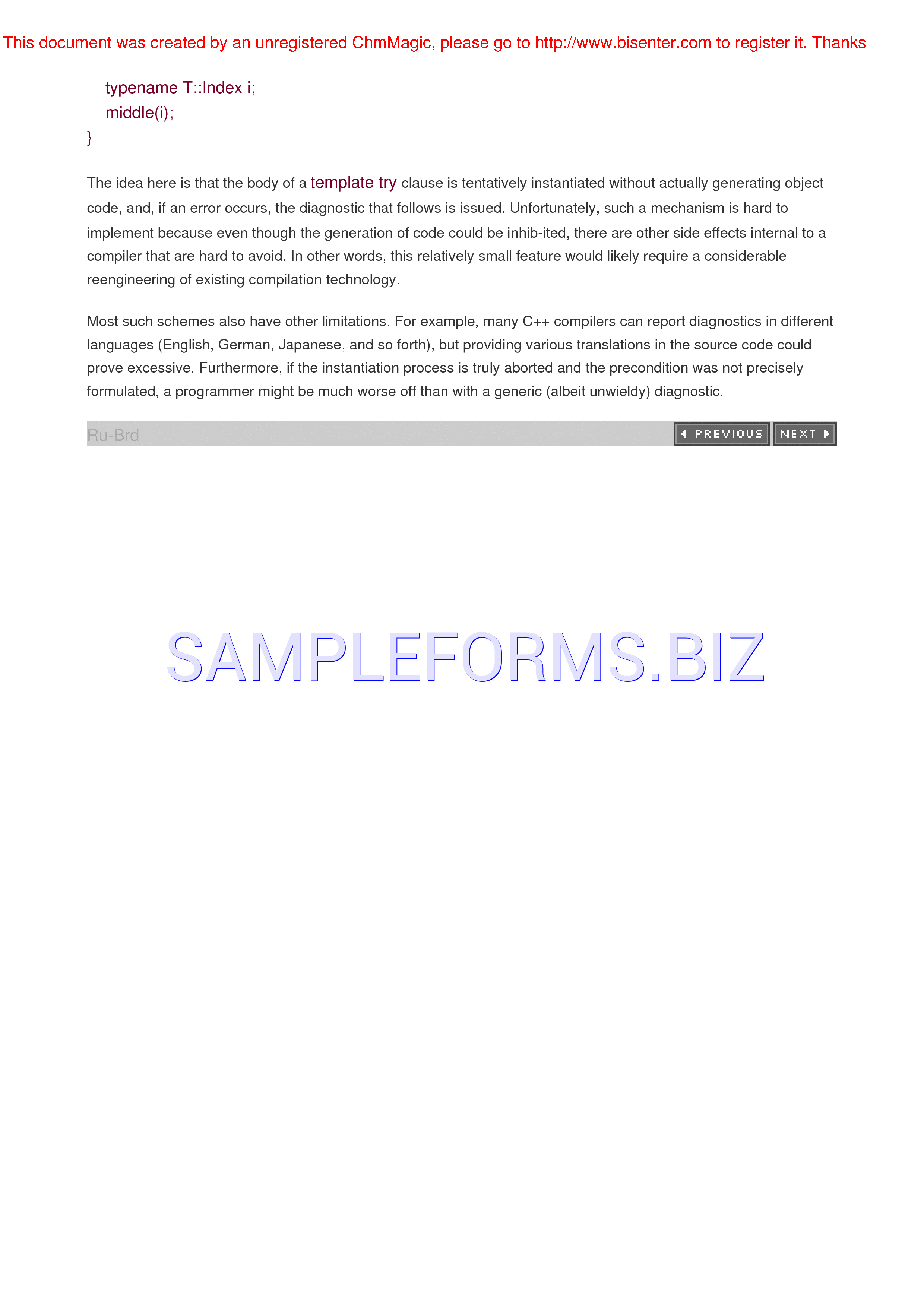 Preview free downloadable General Book Template 2 in PDF (page 262)
