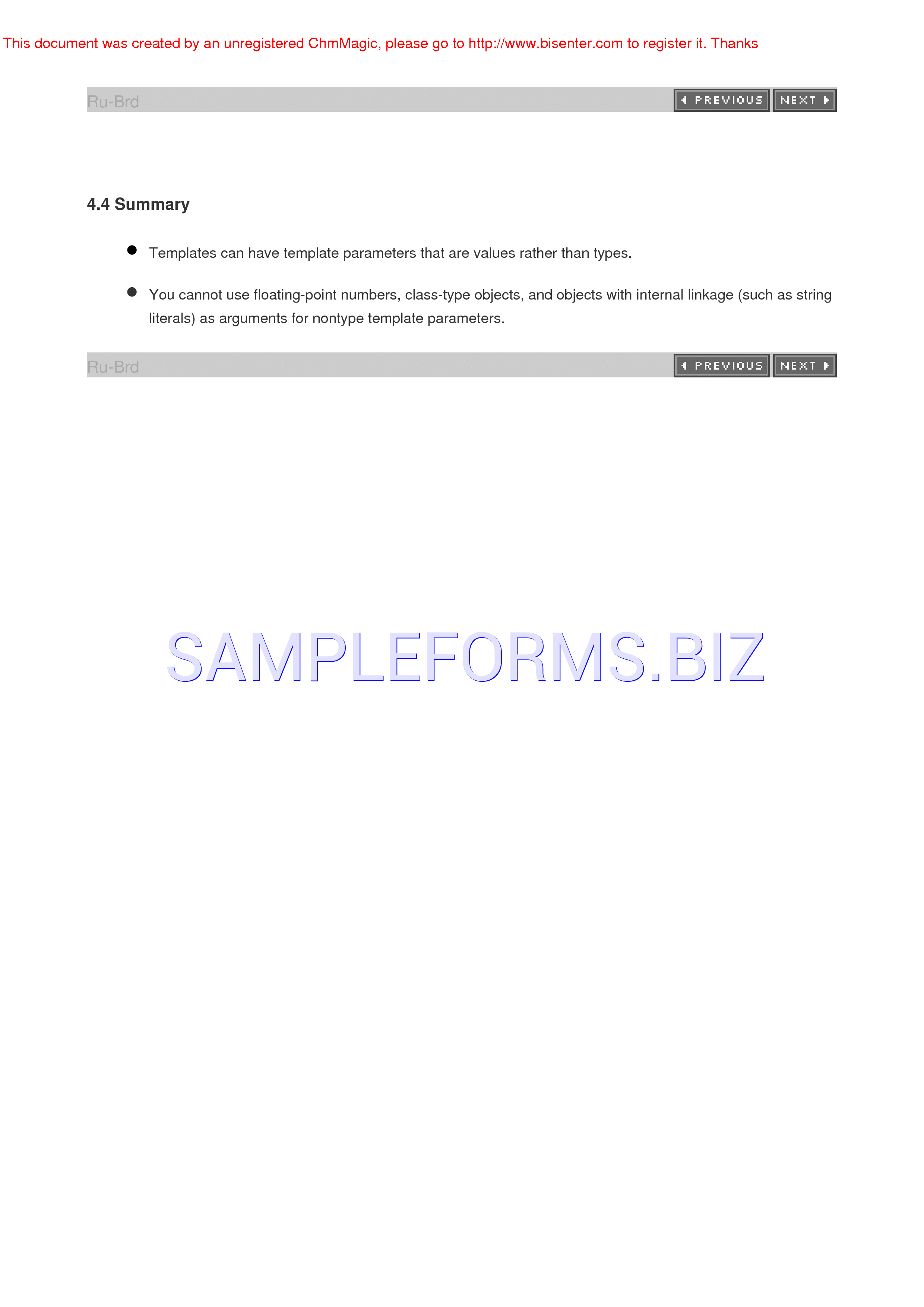 Preview free downloadable General Book Template 2 in PDF (page 65)